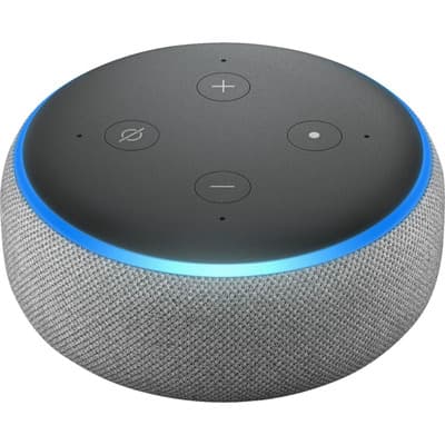Amazon Echo Dot 3rd Gen con asistente virtual Alexa color heather gray