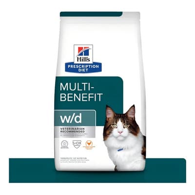 Alimento para gato Hill's w/d multi benefit 3.9kg original sellado