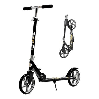 Scooter Negro Ajustable 3 Alturas Ruedas 20cm Plegable Adultos Niños - $902.17 en Mercado Libre | PrecioMX