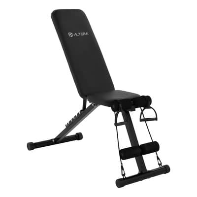 Banco De Pesas Altera Multiposiciones Ajustable Con Ligas