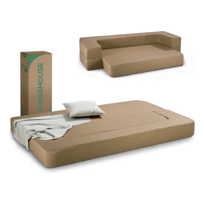 Colchón Plegable Individual 3 En 1 Futón Sofá Estilo Japonés