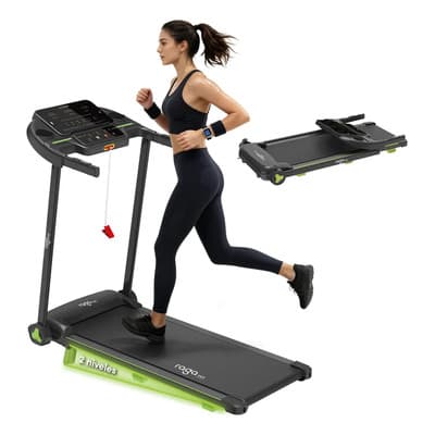 Caminadora Eléctrica Plegable Con Pantalla Led 1.5hp 14 Km/h - Negro