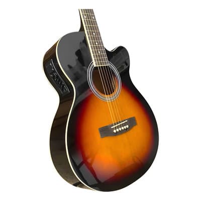Guitarra Electroacústica Segovia Sgf238cesb Abeto Sunburst Material Del Diapasón Otro Orientación De La Mano Diestro - $3,077.00 en Mercado Libre | PrecioMX