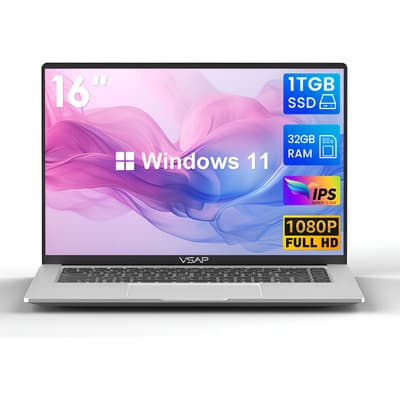 Laptop Intel Core I7 Ram 32gb Ssd 1t Mx550 Win 11 Pro 16in Color Plateado