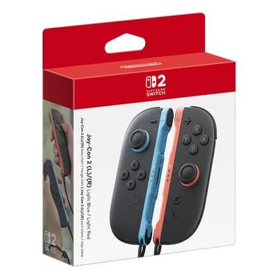 Controles Joy-con 2 (l)/(r) Azul claro/Rojo claro