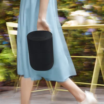 Bocina Sonos MOVE 2 portátil con bluetooth y wifi waterproof negra