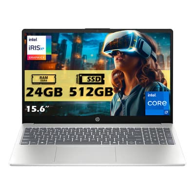 Laptop Hp 15-fd0557rn Intel Core I7-1255u 512gb Ssd 24gb Ram Full Hd 1920x1080px Gráficos Intel Iris Xe Windows 11 Home