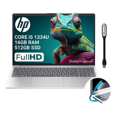 HP Gamer Core i5 1334U 10 Nucleos 16GB RAM 512GB SSD Intel Iris Xe Pantalla 15.6 FHD 1920 X 1080 Laptop Con Regalo