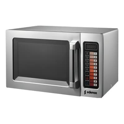 Microondas Edenox EDMO-1000E Acero Inoxidable 25L con Puerta Espejada y 4 Niveles