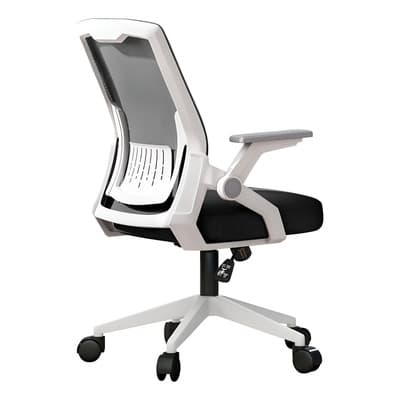 Silla De Oficina Escritorio Ergonómica Giratoria Ejecutiva Color Negro Material Del Tapizado Algodón