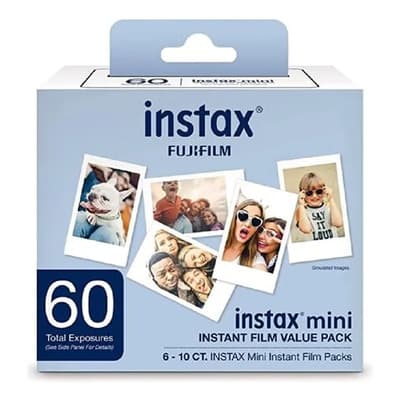 Kit De Película P/ Fotografía Fujifilm, Para Instax Mini, 60 - $1,553.54 en Mercado Libre | PrecioMX