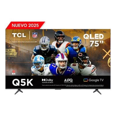 Smart Tv Pantalla 75 75q5k Tcl Google Qled 4k Voice Control